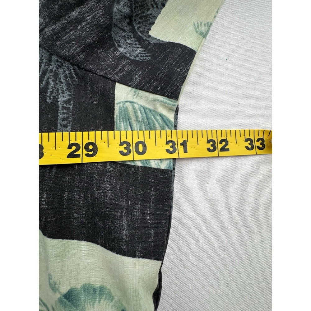 Nui Nalu Hawaiian Shirt Mens 4XL Floral Palm Trees Camp Vintage USA Aloha - Picture 8 of 14
